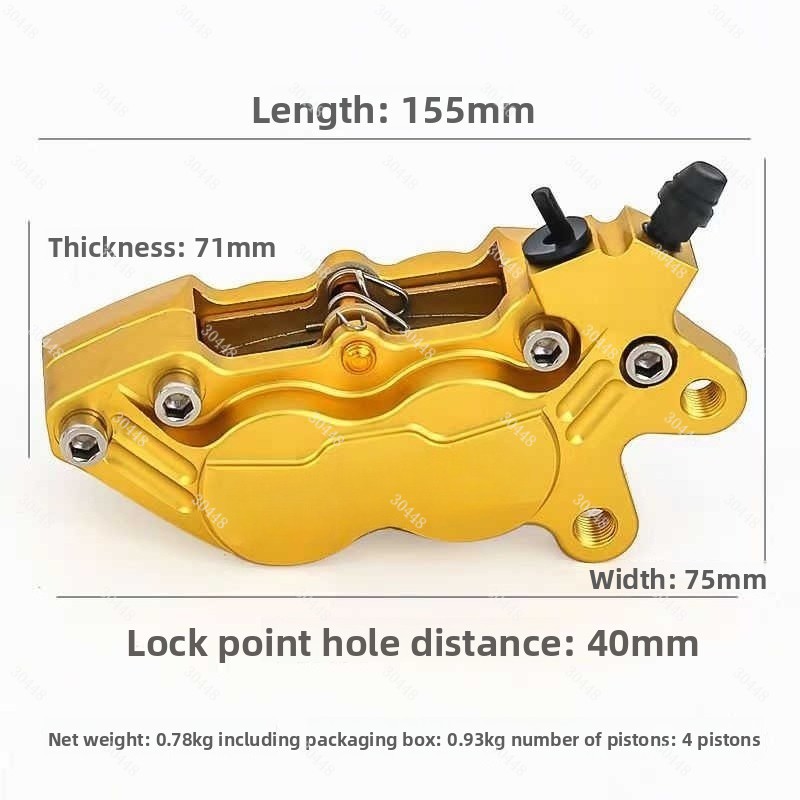 Motorcycle CNC Four-Piston Bra - đánh giá và giá Brake Disc Motorcycle
