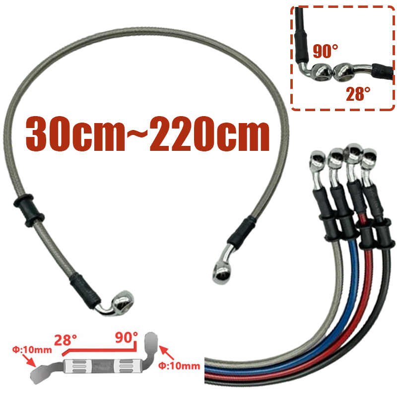 Silver 30cm To 220cm 28°-90° 1 - đánh giá và giá Brake Line Motorcycle