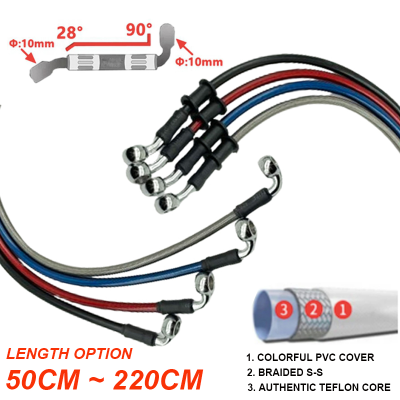 Silver 30cm To 220cm 28°-90° 1 - đánh giá và giá Brake Line Motorcycle